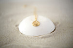 Gold Sunburst Pendant Necklace