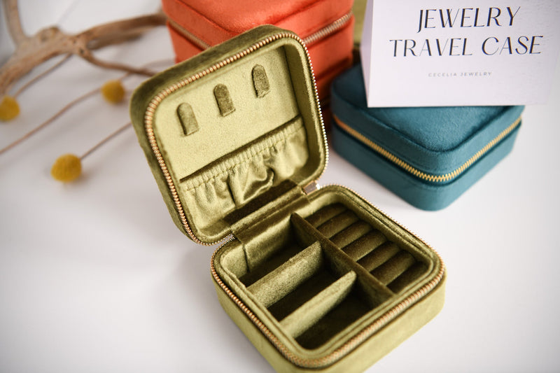 Olive Jewelry Travel Case
