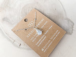 Bohemian Voyage Teardrop Pendant Necklace in Silver