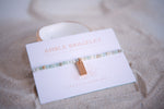 Woodstock Peach Agate Ankle Bracelet