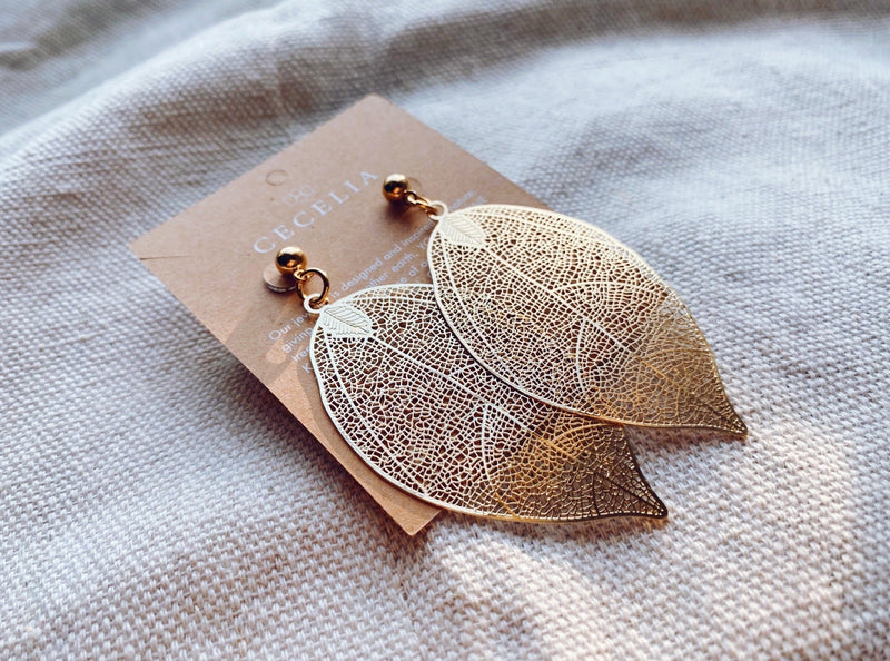 Filigree Round Mandala Pendant Earrings