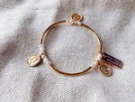 Hepburn Gold Coin Layering Bracelet