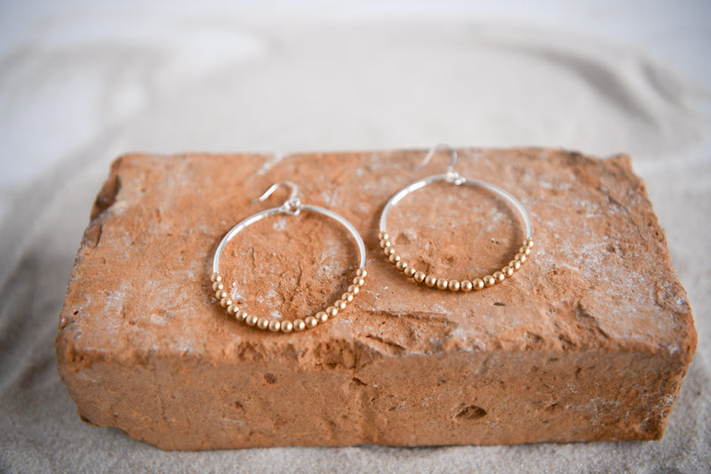 Far Out Silver Hoops