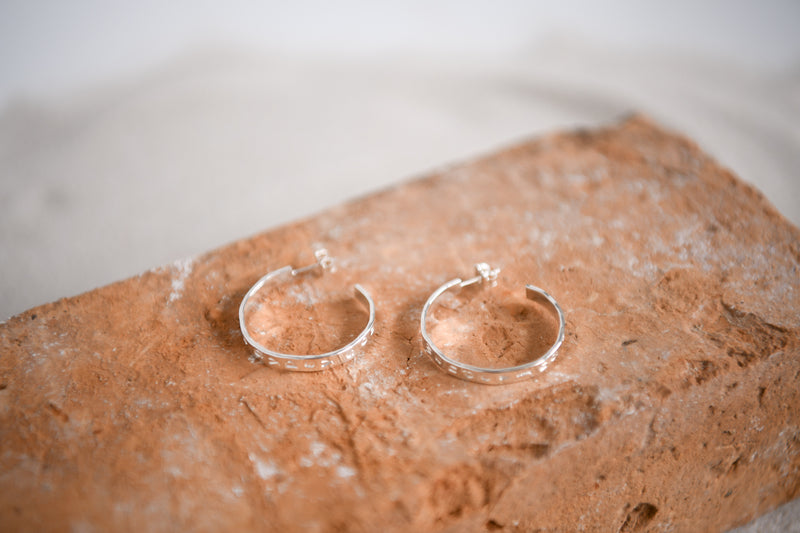 "The Secret is Knowing You Have Everything" Hoop Earrings