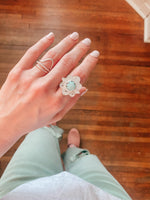 Wildflower Turquoise Statement Ring