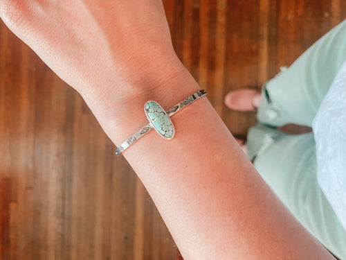 Stay Golden Turquoise Cuff
